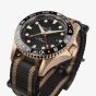 Hamilton Mens Khaki Navy Scuba Automatic GMT Fabric Strap Watch H82565930