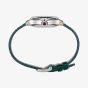 Chopard Ladies Happy Sport Mint Green Leather Strap Watch 278573-3030