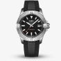 Breitling  Mens Avenger Automatic 42 Wings Capsule Black Dial Rubber Strap Watch A173285B1B1S1