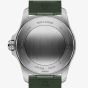 Breitling Mens Avenger Automatic 42 Wings Capsule Green Dial Rubber Strap Watch A173285B1L1S1