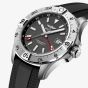 Breitling Mens Avenger Automatic 44 GMT UK Edition Anthracite Dial Rubber Strap Watch A323203B1B1S1