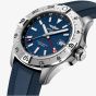 Breitling Mens Avenger Automatic 44 GMT UK Edition Blue Dial Rubber Strap Watch A323203B1C1S1