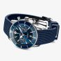 Breitling Mens Superocean Heritage B01 Chronograph 42mm Blue Rubber Strap Watch AB0156161C1S1