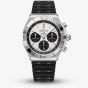 Breitling Mens Chronomat B01 42 White Dial Black Rubber Strap Watch AB0158101A1S1