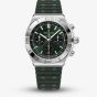 Breitling Mens Chronomat B01 42 Green Dial Rubber Strap Watch AB0158101L1S1