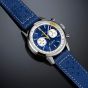 Breitling Limited Edition Mens Top Time B01 Coppi & Bartali Navy Blue Leather Strap Watch AB01767A1C1X1
