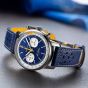 Breitling Limited Edition Mens Top Time B01 Coppi & Bartali Navy Blue Leather Strap Watch AB01767A1C1X1