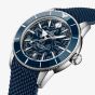 Breitling Mens Superocean Heritage Limited Edition Kelly Slater Blue Rubber Strap Watch AB31101A1C1S1