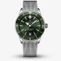 Breitling Mens Superocean Heritage B31 Automatic 42mm Green Dial Watch AB3111361L1A1