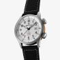 Bremont Mens Altitude MB Meteor Orange Barrel White Dial Black Leather Strap Watch ALT42-MT-TI-SIOR-L-S
