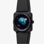 Bell & Ross Mens Limited Edition Astro Watch BR03A-EMM-CE/SRB