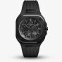 Bell & Ross Mens Limited Edition Skeleton Phantom Ceramic Rubber Strap Watch BR05A-PH-SK-CE/SRB