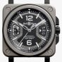 Bell & Ross Mens BR-X3 Black Titanium Automatic Watch BRX3R-BL-TI/SRB