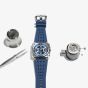 Bell & Ross Mens BR-X3 Blue Steel Automatic Watch BRX3R-BLU-ST/SRB