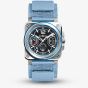 Bell & Ross Mens Limited Edition BR-X3 Patrouille De France Black Rubber Strap Watch BRX3R-PAF-ST/SRB