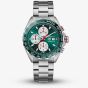TAG Heuer Mens Limited Edition Formula 1 Chronograph Goodwood Festival Of Speed Green Dial Watch CAZ201K.BA0876
