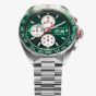 TAG Heuer Mens Limited Edition Formula 1 Chronograph Goodwood Festival Of Speed Green Dial Watch CAZ201K.BA0876