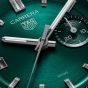 TAG Heuer Mens Carrera Chronograph Green Dial Watch CBS2211.BA0048