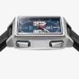 TAG Heuer Mens Monaco Chronograph Blue Dial Black Leather Strap Watch CDW2181.FC8360