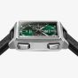 TAG Heuer Mens Monaco Chronograph Green Dial Black Leather Strap Watch CDW2180.FC8360