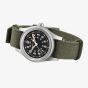 Hamilton Mens Khaki Field Mechanical 36 Green NATO Strap Watch H69399930