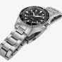 Hamilton Mens Khaki Navy Scuba 40mm Automatic Black Dial Stainless Steel Bracelet Watch H82415130