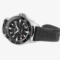 Hamilton Mens Khaki Navy Scuba 40mm Automatic Black Rubber Strap Watch H82415330