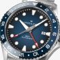 Hamilton Mens Khaki Navy Scuba Automatic GMT Blue Dial Stainless Steel Bracelet Watch H82535140