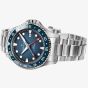 Hamilton Mens Khaki Navy Scuba Automatic GMT Blue Dial Stainless Steel Bracelet Watch H82535140
