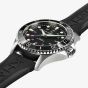 Hamilton Mens Khaki Navy Scuba Black Rubber Strap Watch H82555130
