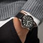 Hamilton Mens Khaki Navy Scuba Black Rubber Strap Watch H82555130