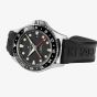 Hamilton Mens Khaki Navy Scuba Automatic GMT Black Rubber Strap Watch H82555330
