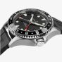 Hamilton Mens Khaki Navy Scuba Automatic GMT Black Rubber Strap Watch H82555330