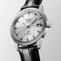 Longines Ultra Chron Classic Automatic Black Leather Strap Watch L2.537.4.72.2