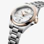 Longines Ladies Conquest Two Tone Mother Of Pearl Dial Watch L3.320.5.87.6