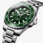Longines Mens Hydroconquest Automatic 42mm Green Dial Watch L3.788.4.06.6
