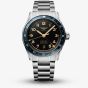 Longines Mens Spirit Zulu Time Blue Bezel Watch L3.812.4.60.6