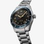 Longines Mens Spirit Zulu Time Blue Bezel Watch L3.812.4.60.6