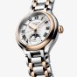 Longines Ladies PrimaLuna Moonphase Two Tone Rose Gold Watch L8.126.5.71.7