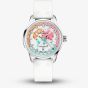 NORQAIN Limited Edition Freedom GMT Enjoy Life Holiday White Rubber Strap Watch N2100.22S02.W01.R01