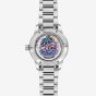 NORQAIN Limited Edition Freedom GMT Enjoy Life Holiday Silver Bracelet Watch N2100.22S02.W01.S01