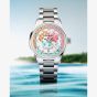 NORQAIN Limited Edition Freedom GMT Enjoy Life Holiday White Rubber Strap Watch N2100.22S02.W01.R01