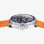 TAG Heuer Mens Formula 1 Date Orange Rubber Strap Watch WAZ1010.FT8028