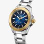 TAG Heuer Mens Aquaracer Professional 200 Gold Bezel Watch WBP2150.BA0627