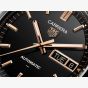Tag Heuer Mens Carrera Day Date Automatic Black Dial Watch WDA2111.BD0001
