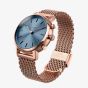 Kronaby Carat Bluetooth Rose Tone Mesh Bracelet Smartwatch A1000-0668