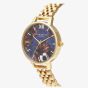 Olivia Burton Demi Lapis Lazuli Floral Dial Gold Plated Bracelet Watch OB16SP13