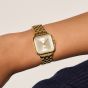 Olivia Burton Grosvenor Champagne Sunray Dial Watch 24000084