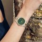 Olivia Burton Bejewelled Two Colour Green Watch 24000137