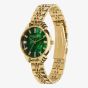Olivia Burton Ladies Emerald & Gold Watch OB16DC02